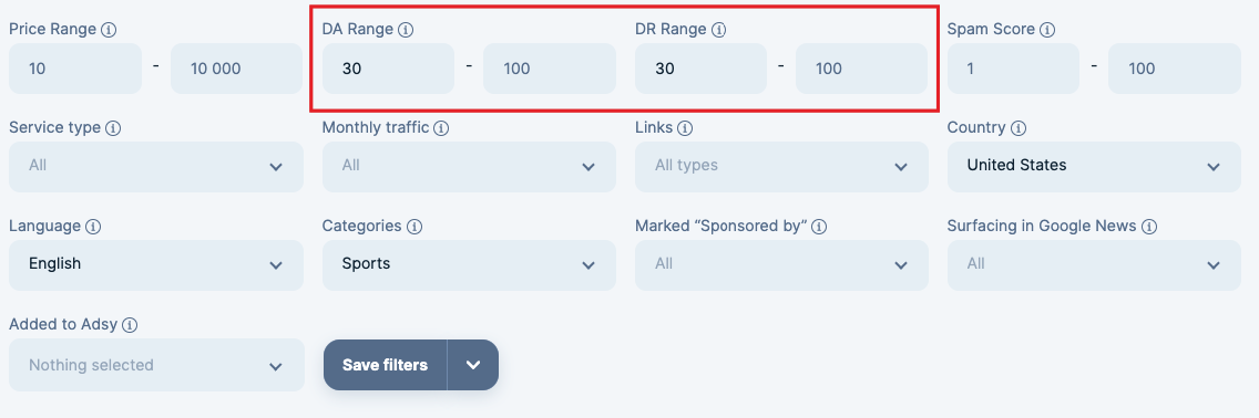 domain authority link building