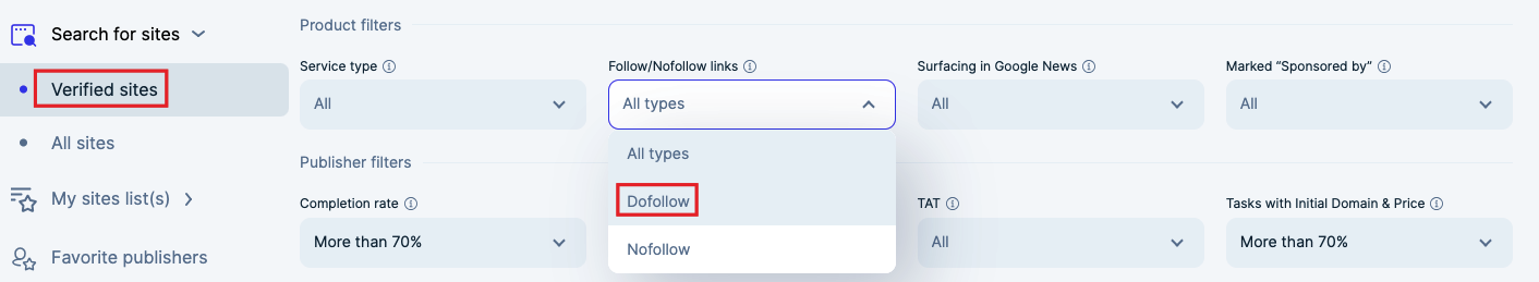 build dofollow links