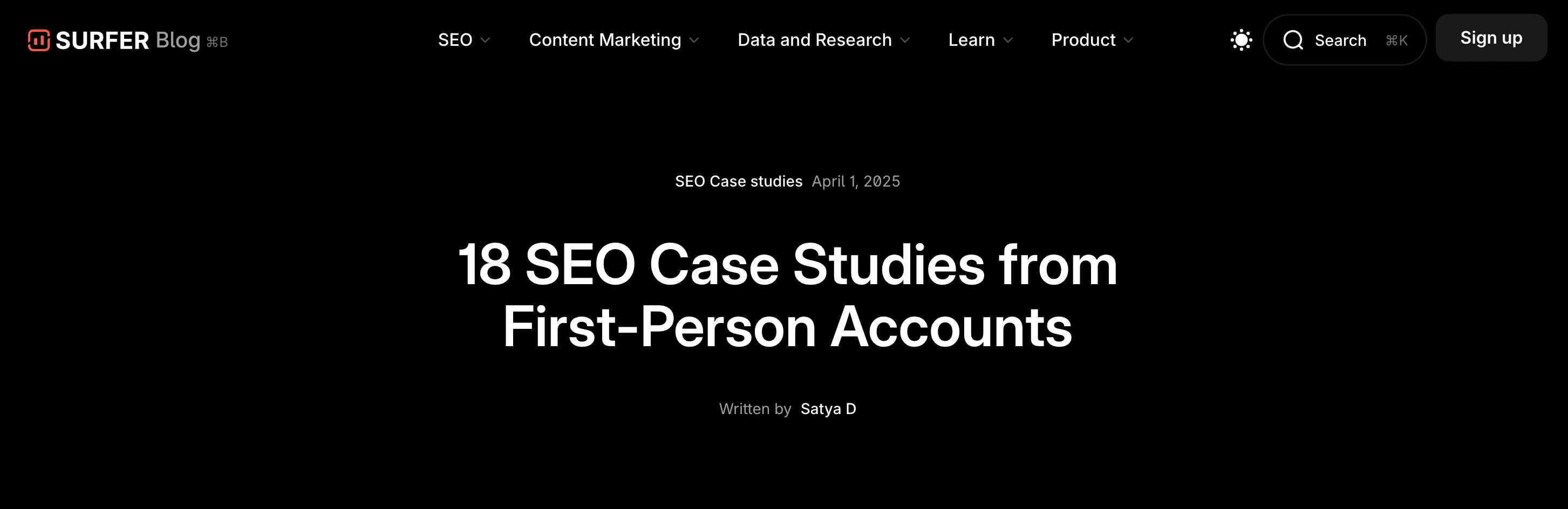 compilation of case studies