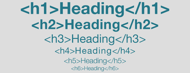 headings hierarchy