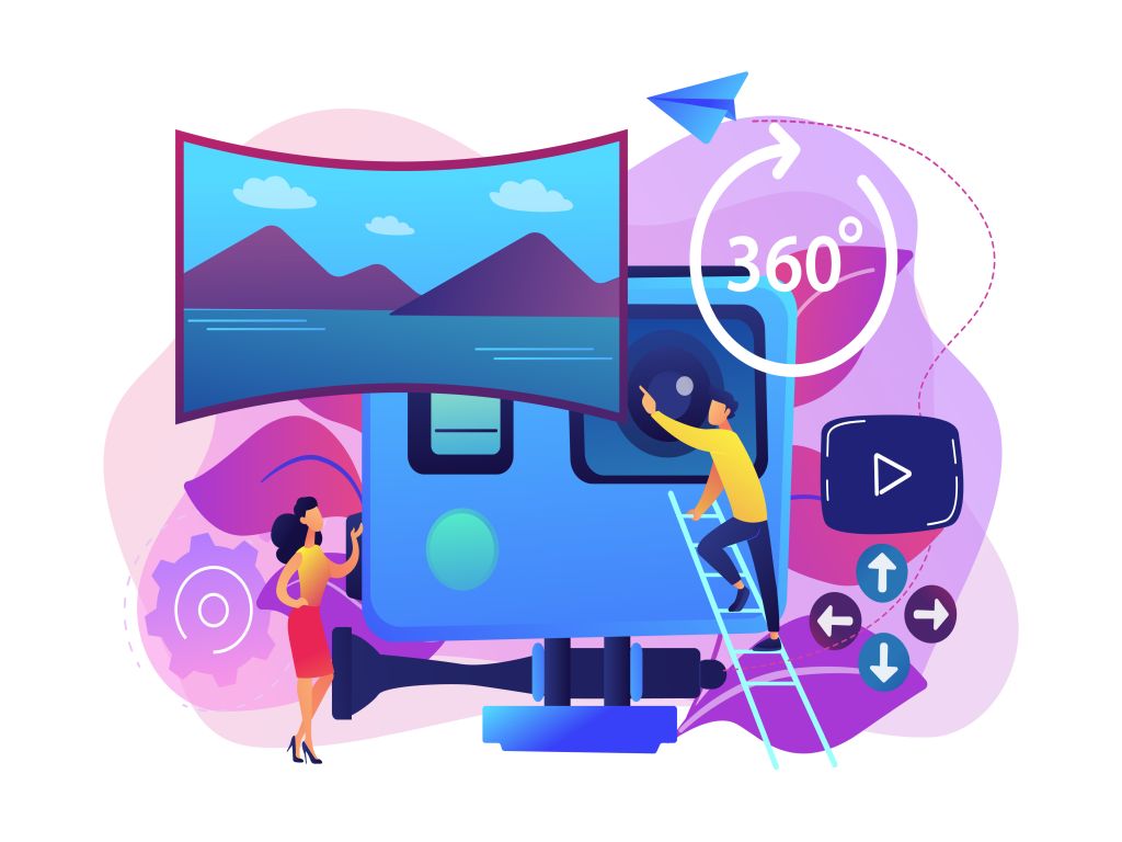 A team working on optimizing website's images and media