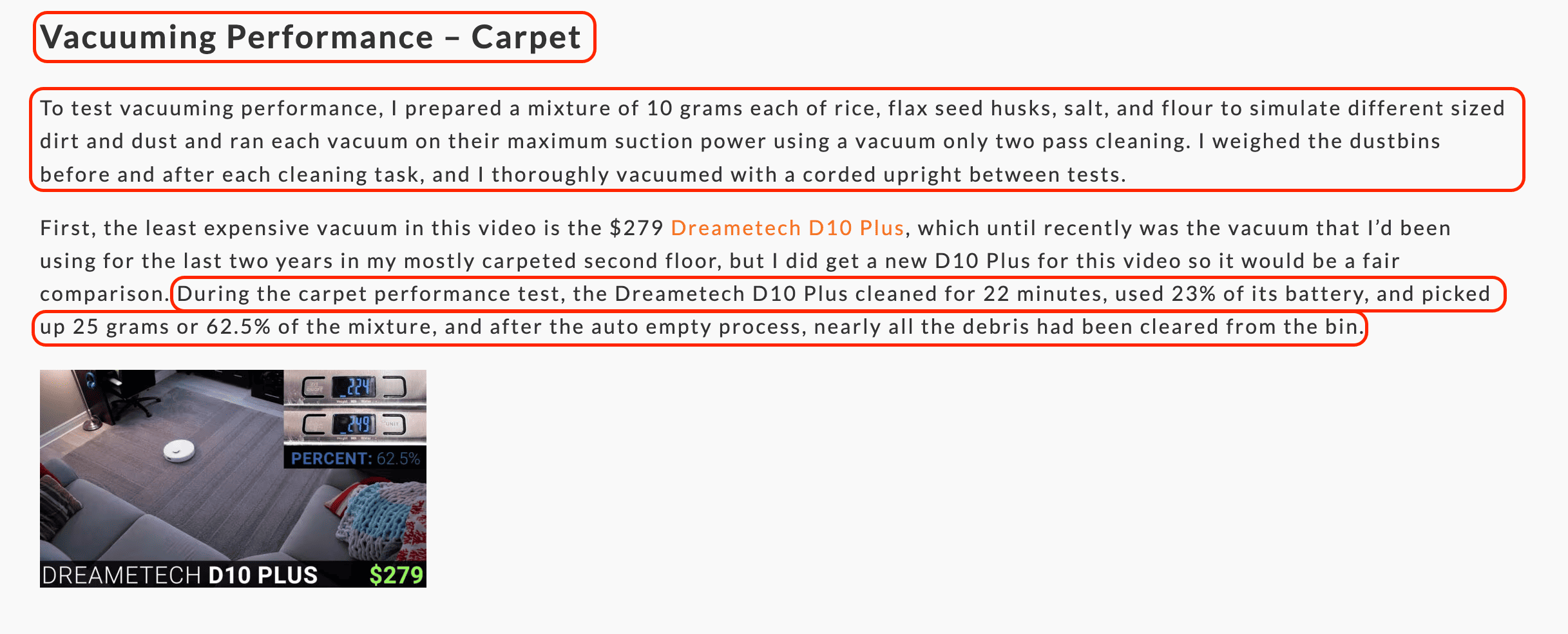 listicle testing product