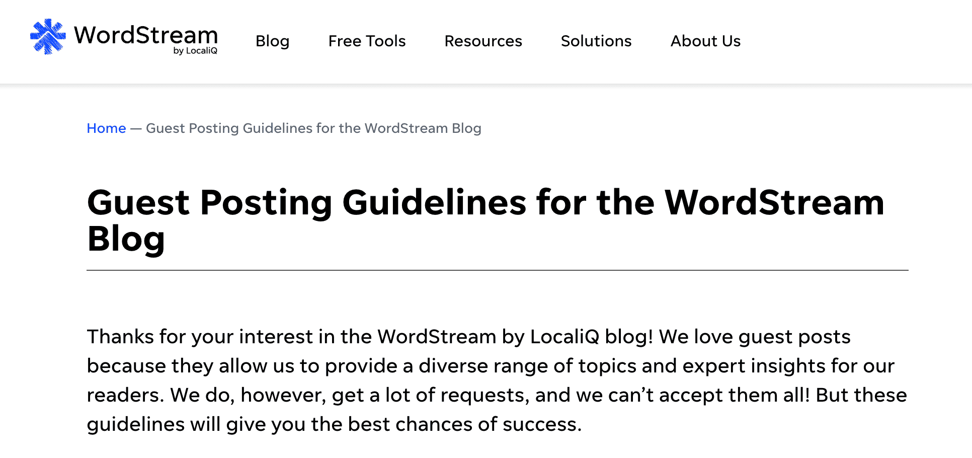 guest posting guidelines