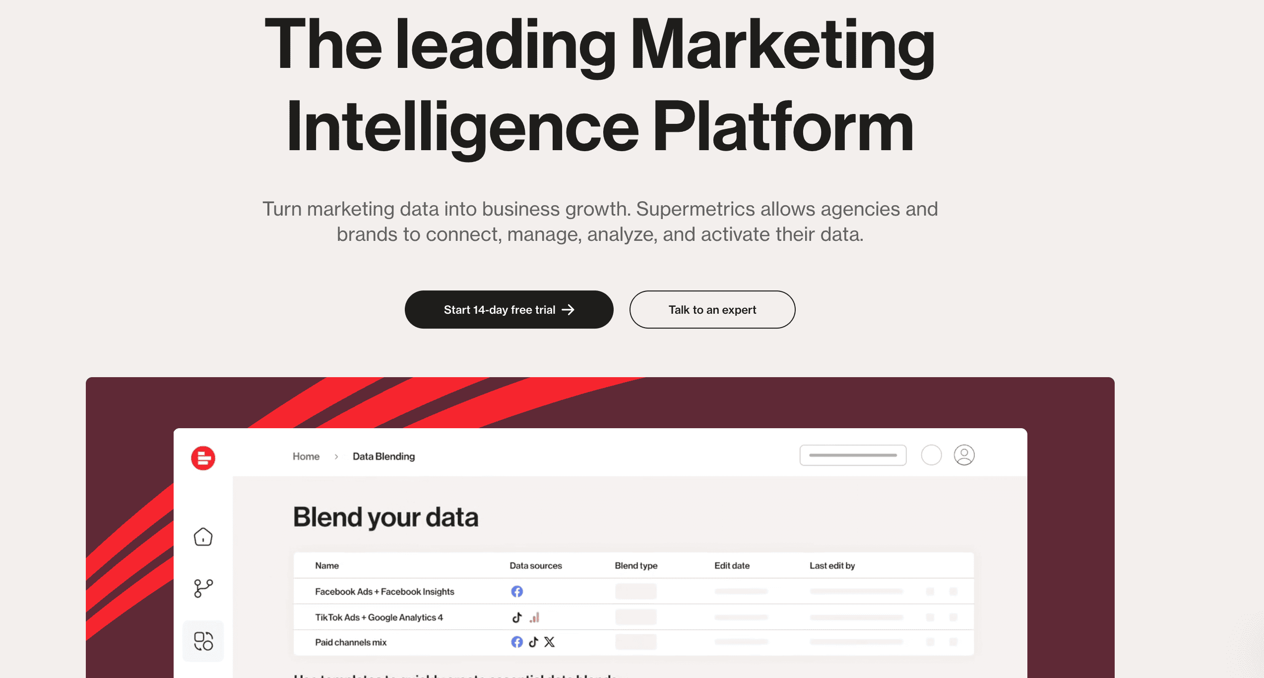 Supermetrics website
