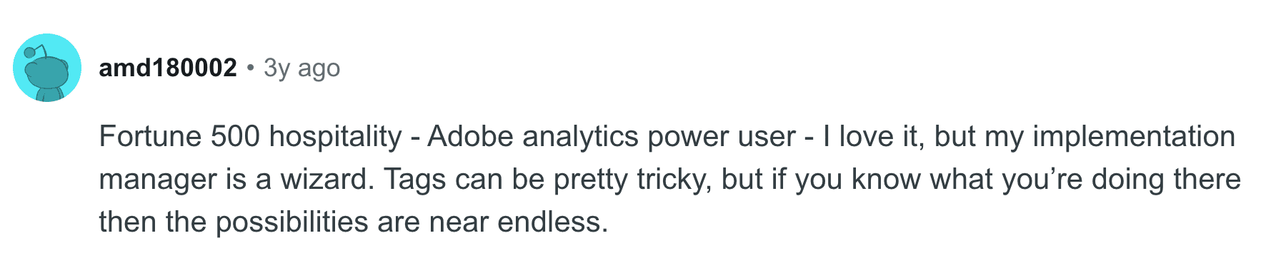 Google Analytics vs Adobe Analytics Reddit opinion