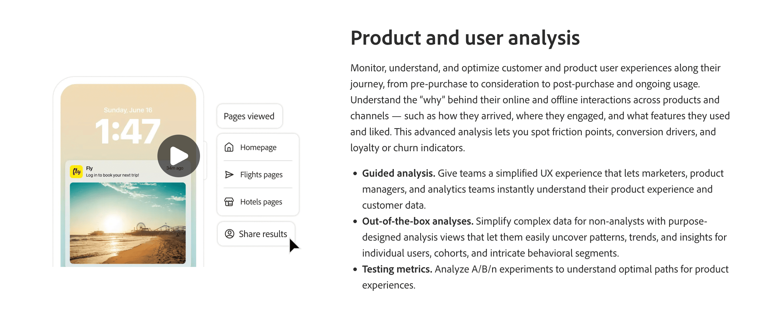  product analysis Adobe Analytics