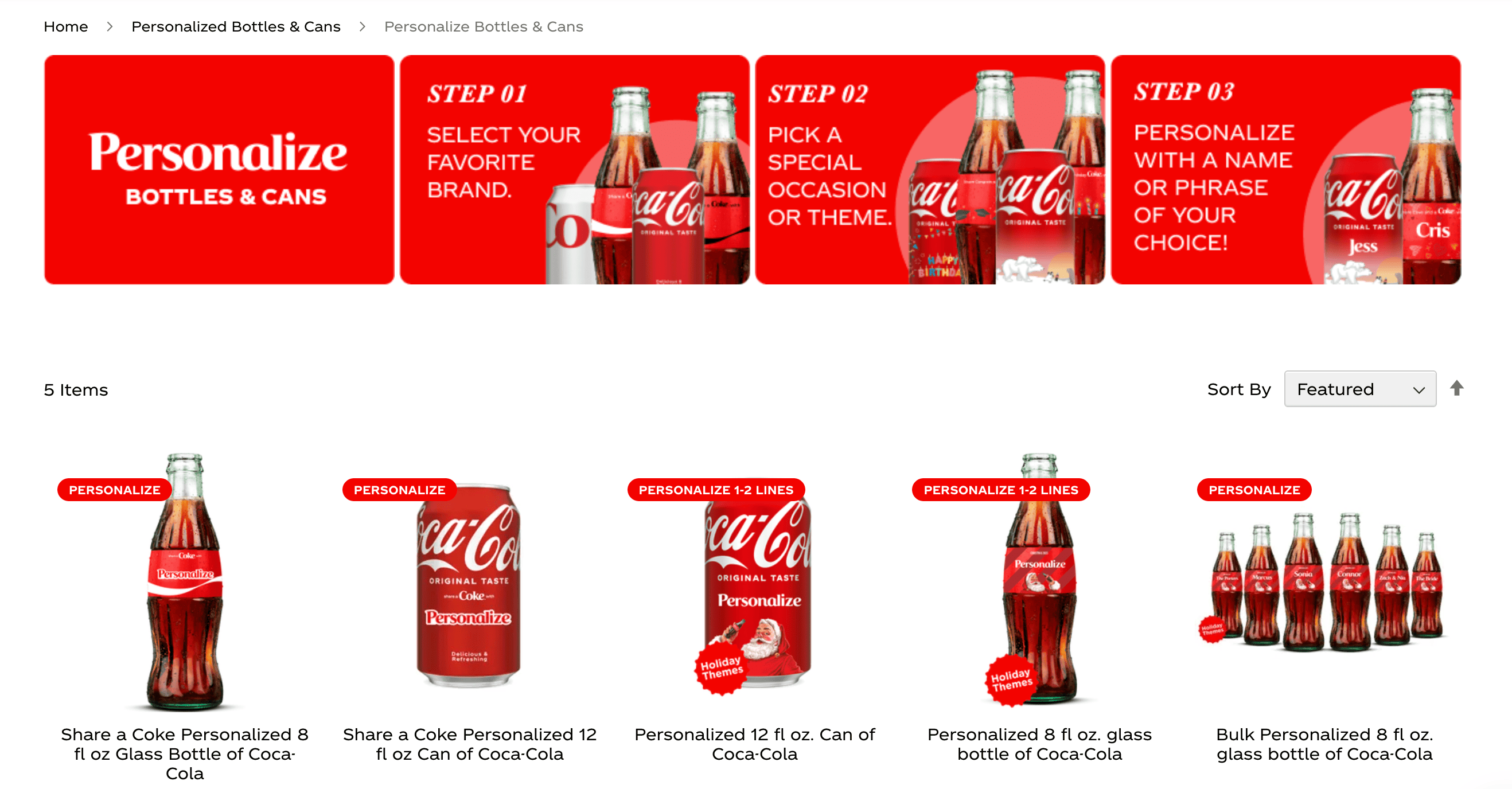 Coco-Cola name on the bottle localization