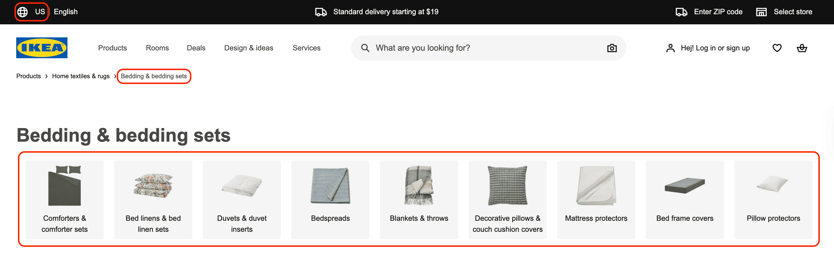 SEO localization example