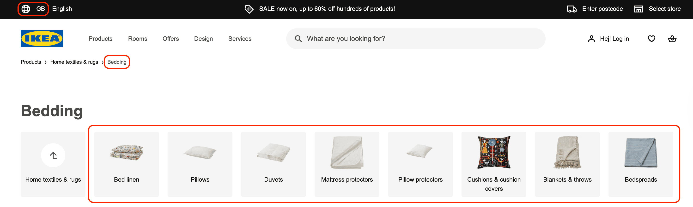 SEO localization example