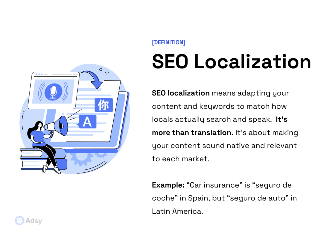 SEO localization definition