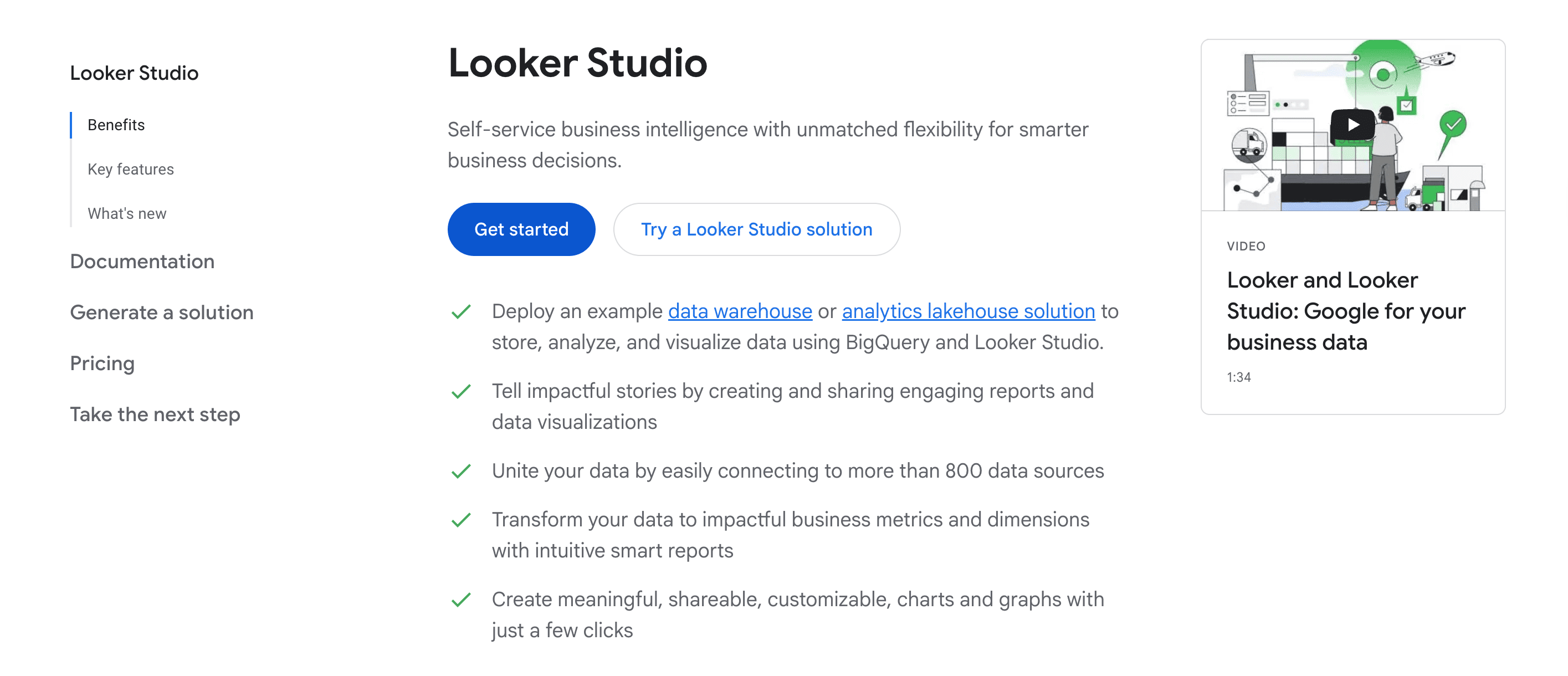 Looker Studio (ex-Data Studio)