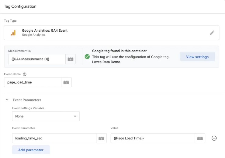 How to create a GA4 event tag