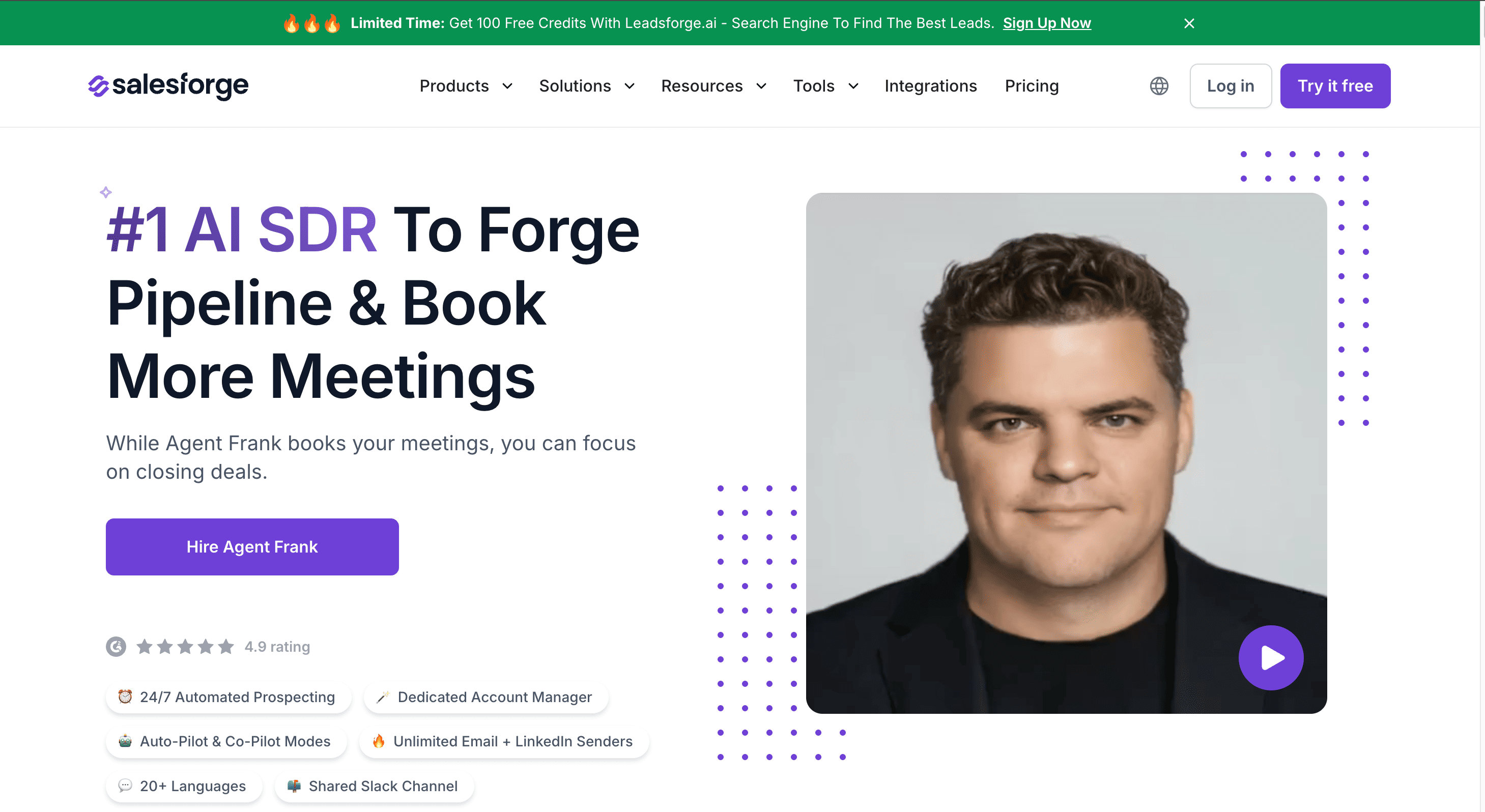 Agent Frank by Salesforge.ai