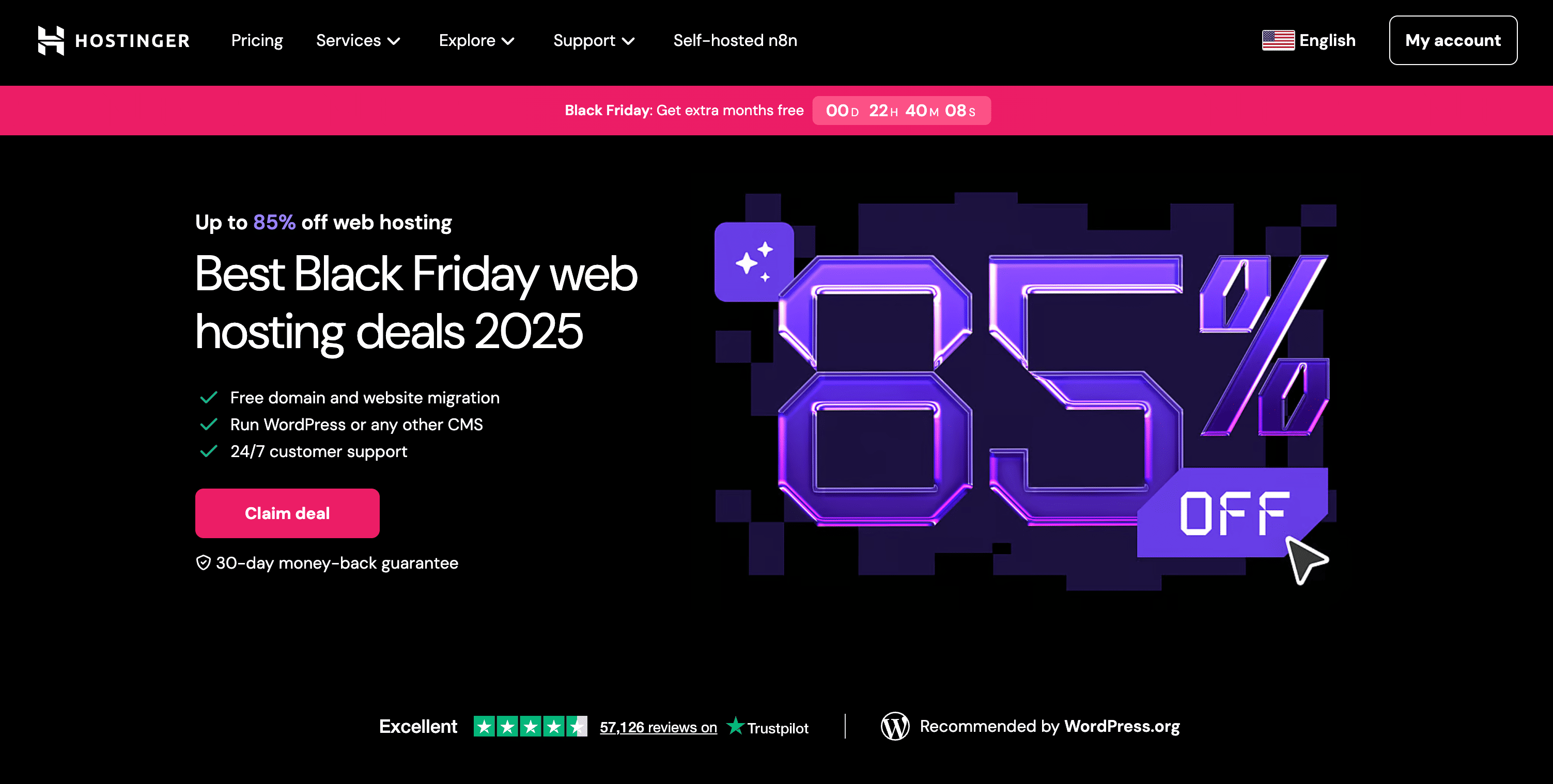 Hostinger Cyber Monday