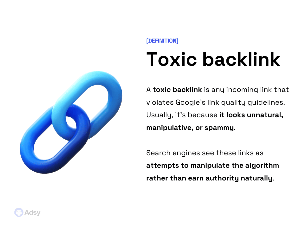 Toxic backlink definition