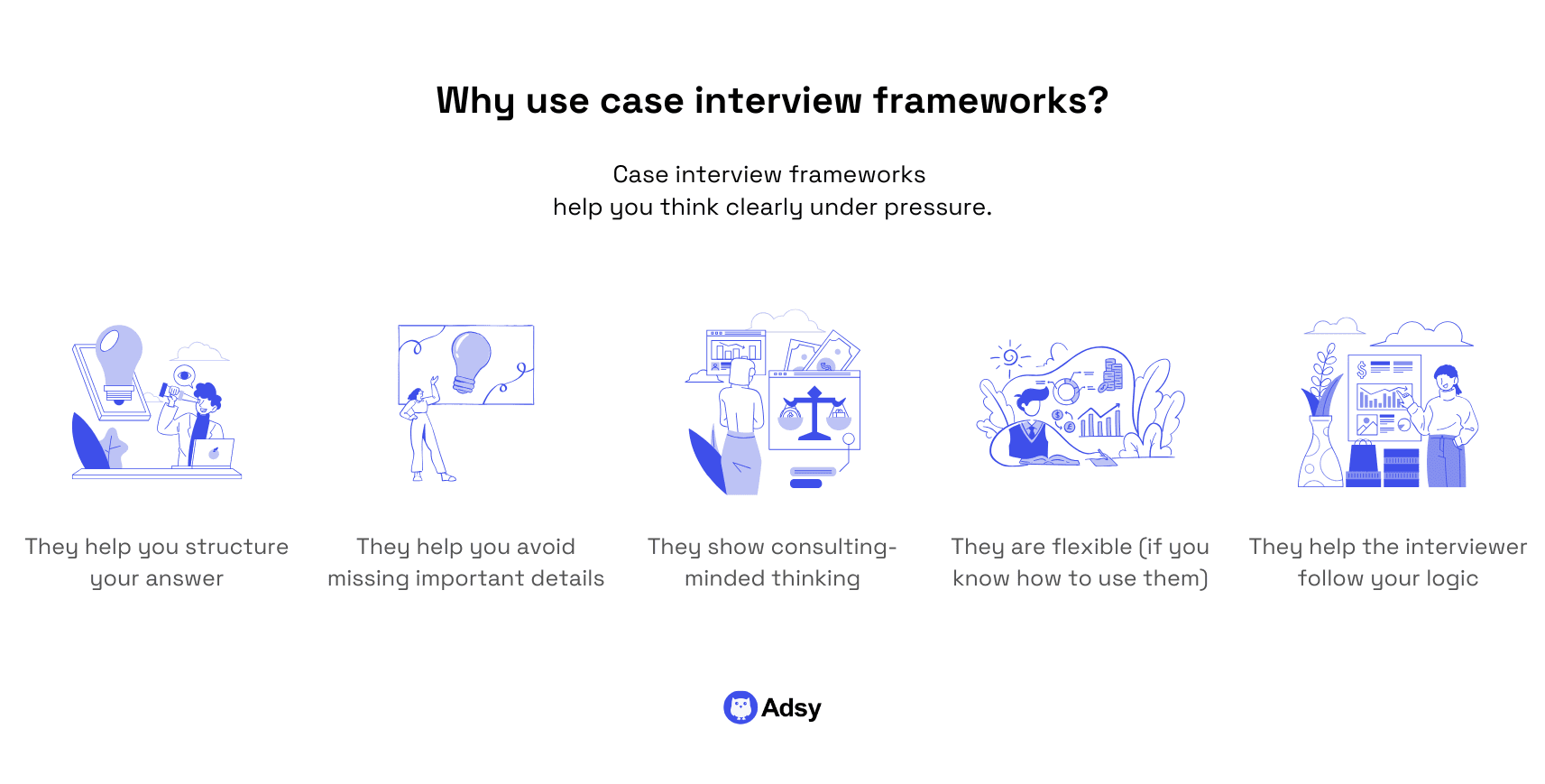 Why use case interview frameworks