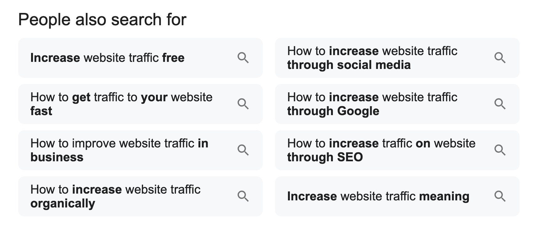 people also search for