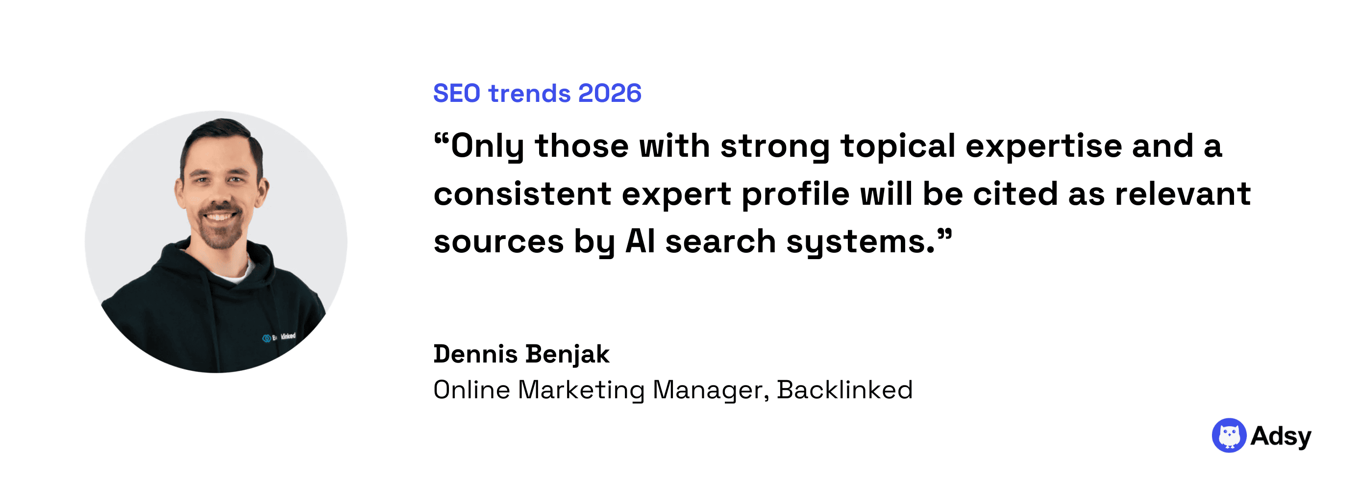 SEO is shifting from keywords to entities – Dennis Benjak