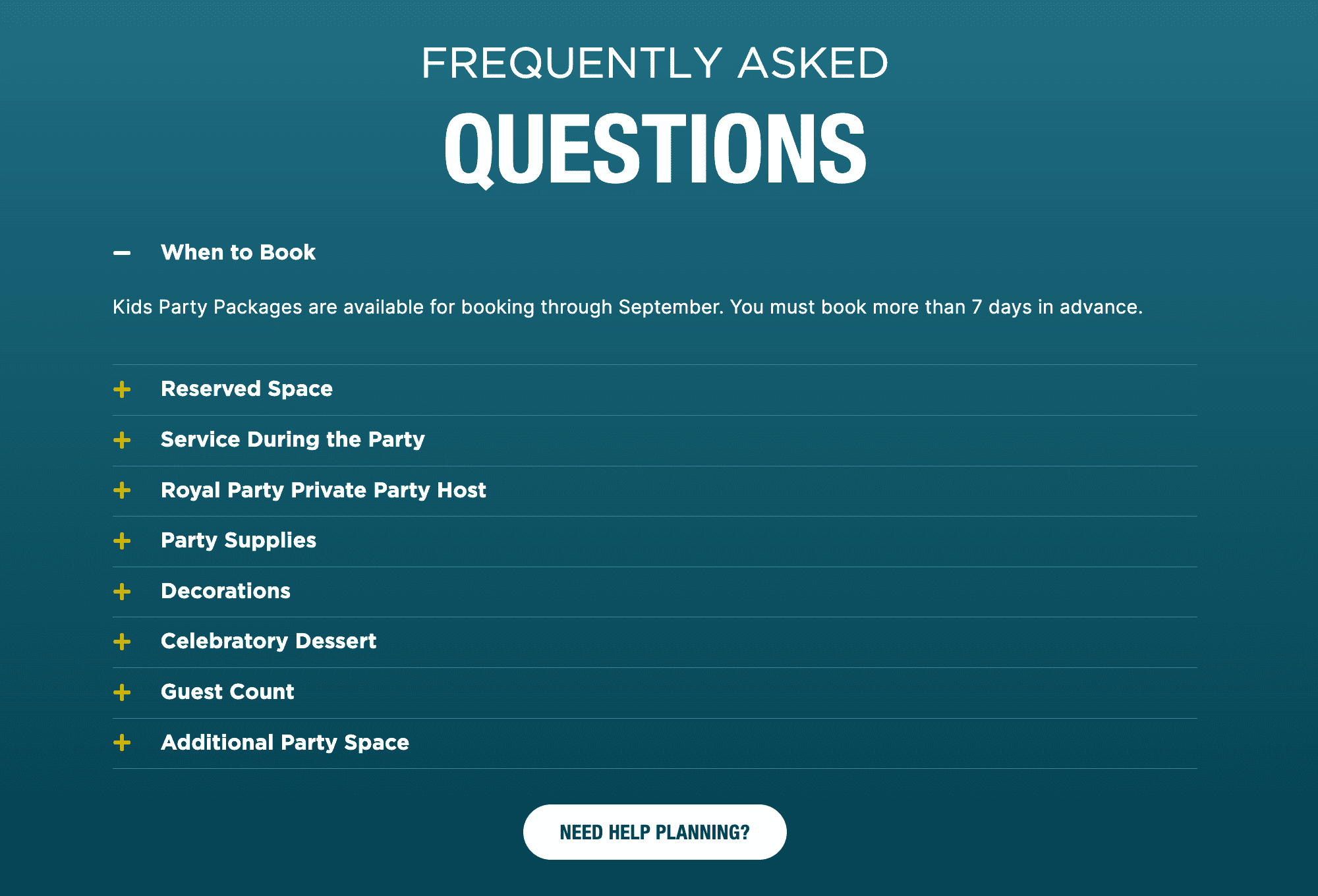 FAQ local seo landing pages