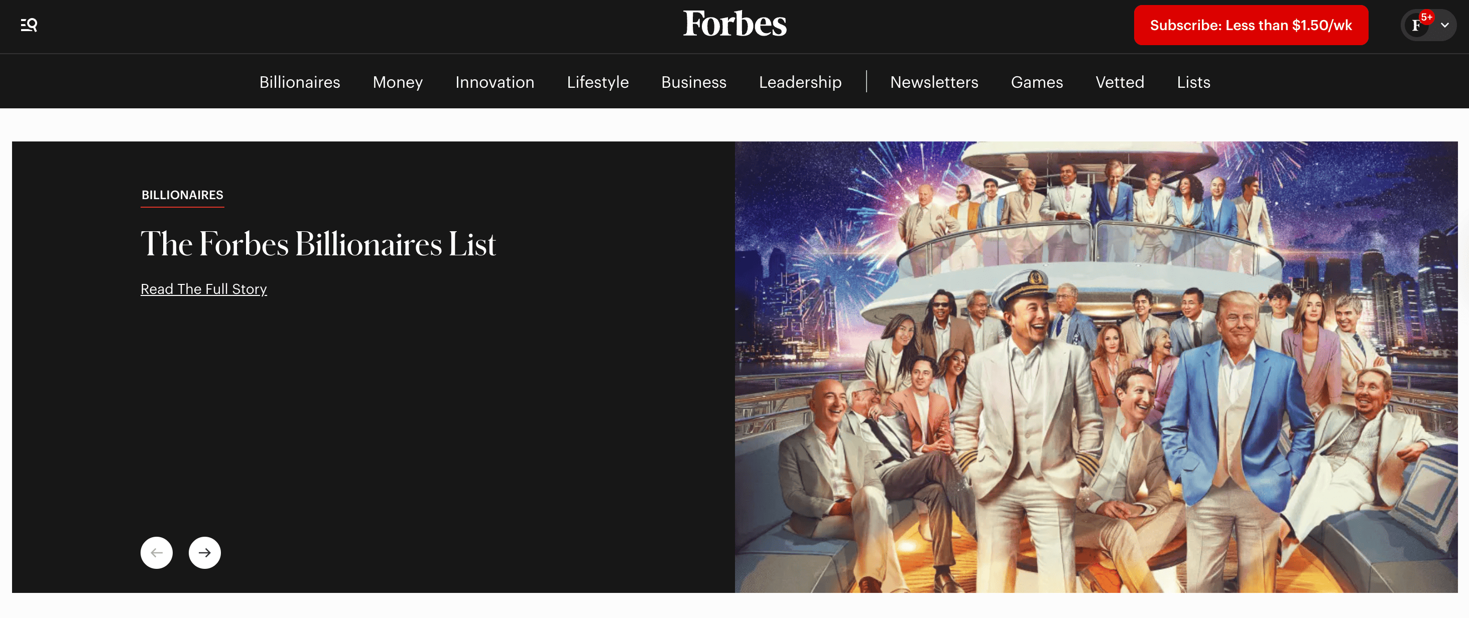 Forbes is a trustowrthy source online