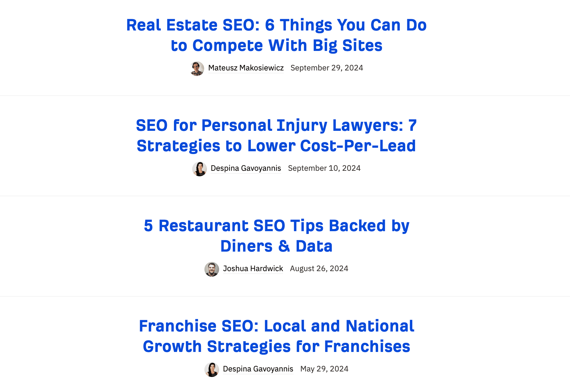 Ahrefs blog specific topic for authority links