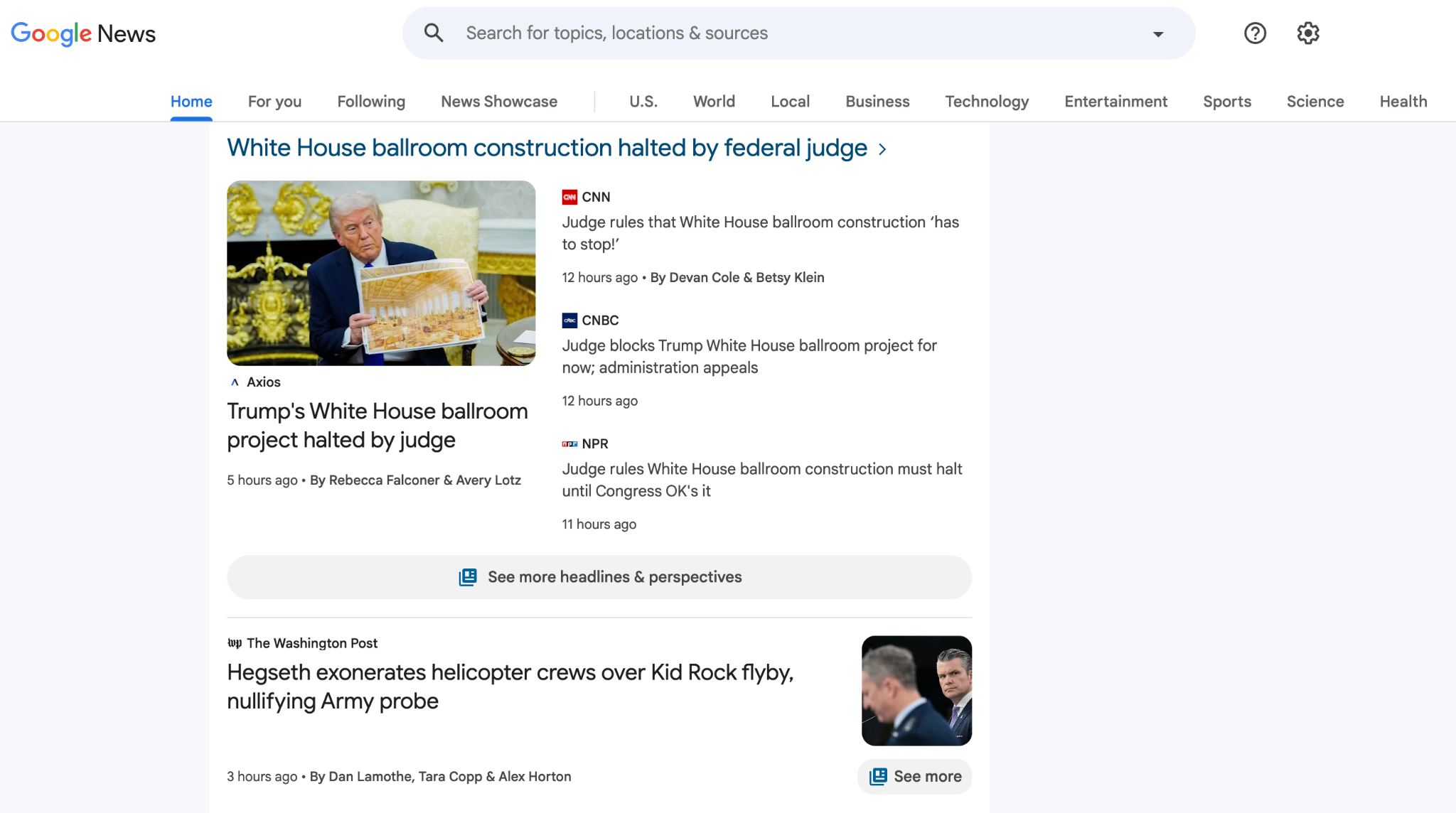 Google News feed for news SEO