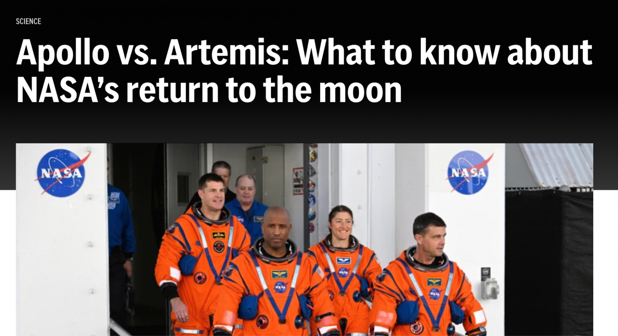 Appollo vs Artemis news article