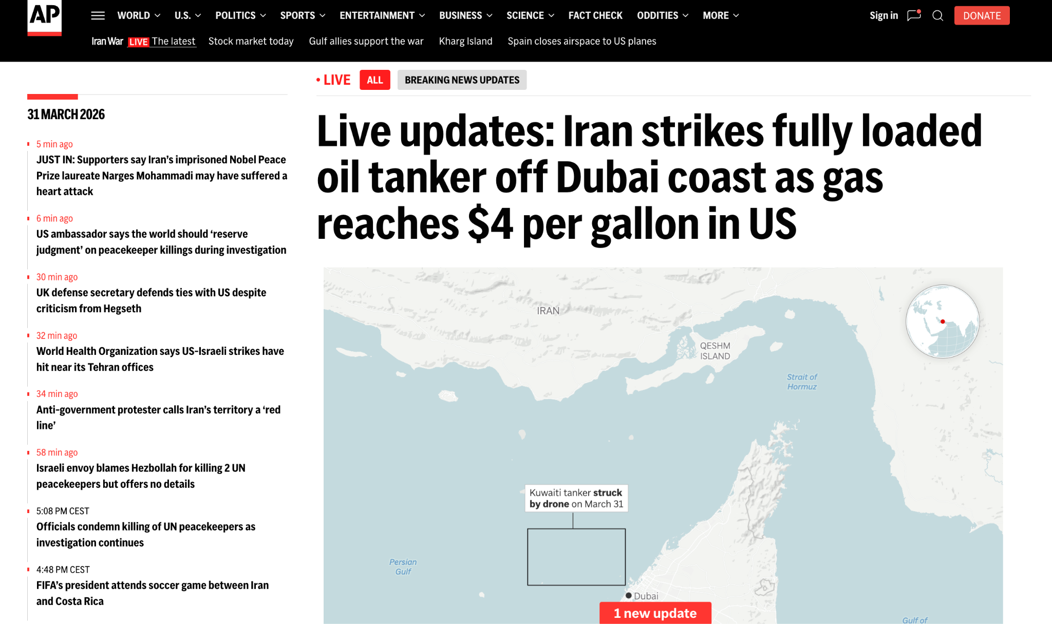 news seo topic hub iran war