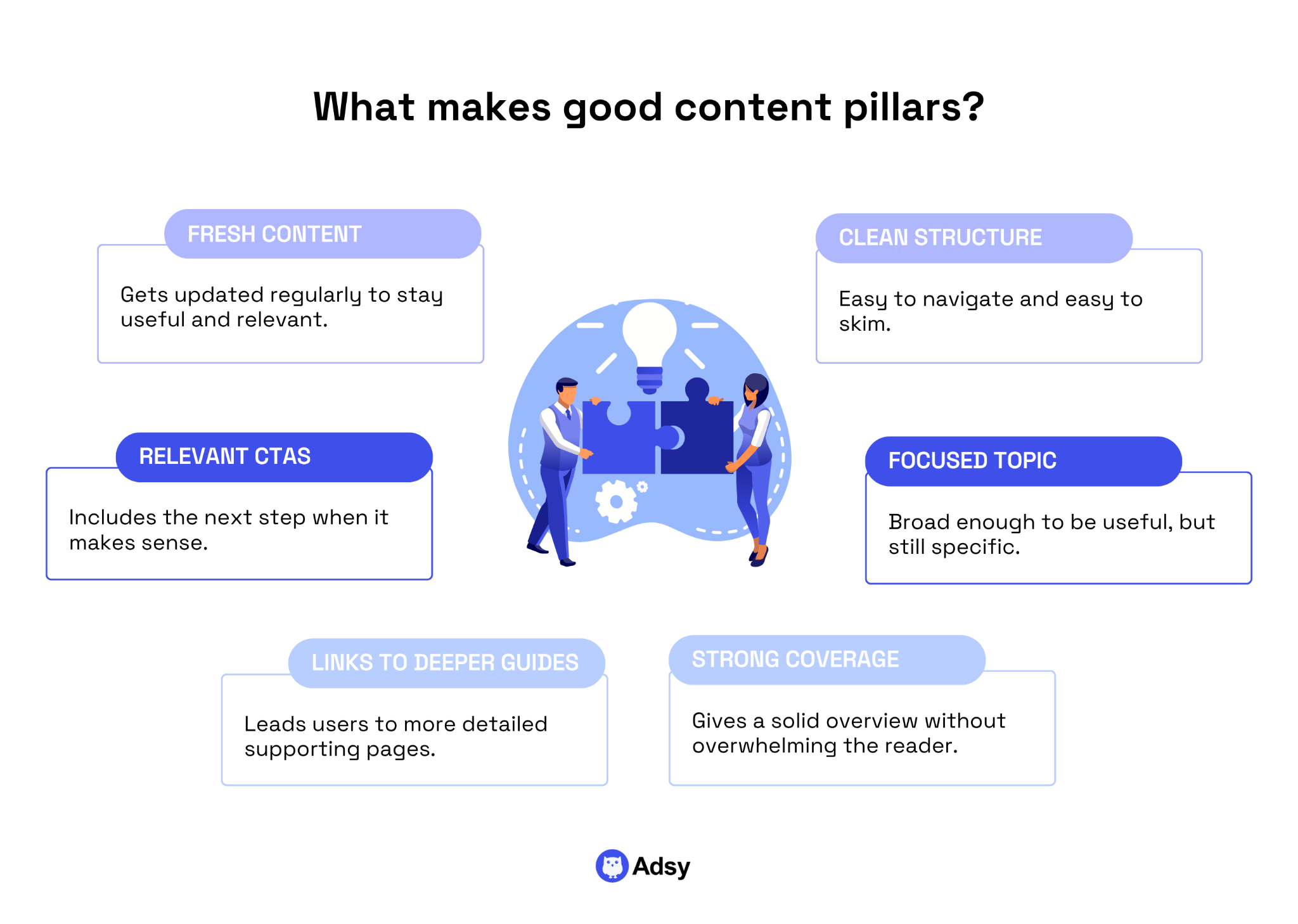 What makes good content pillars?
