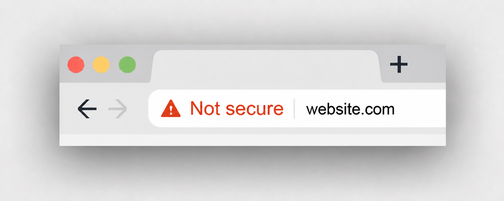 website not secure HTTP vs HTTPS