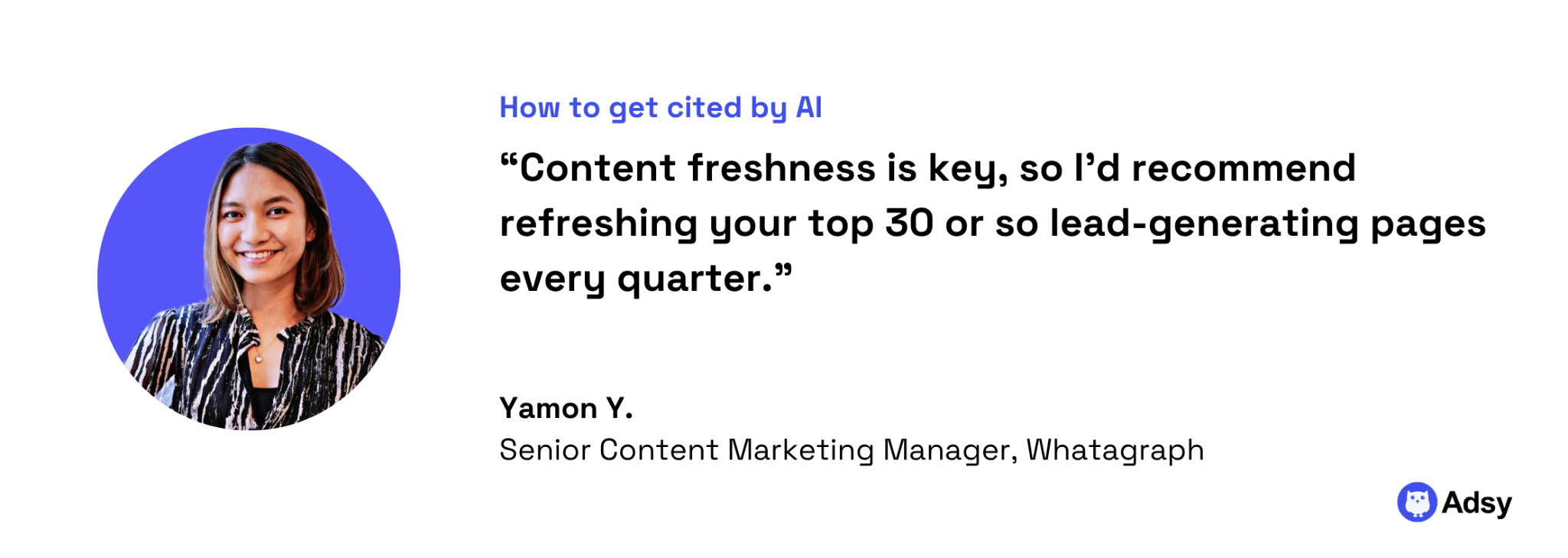 How to get cited by AI: Refresh your most important pages
