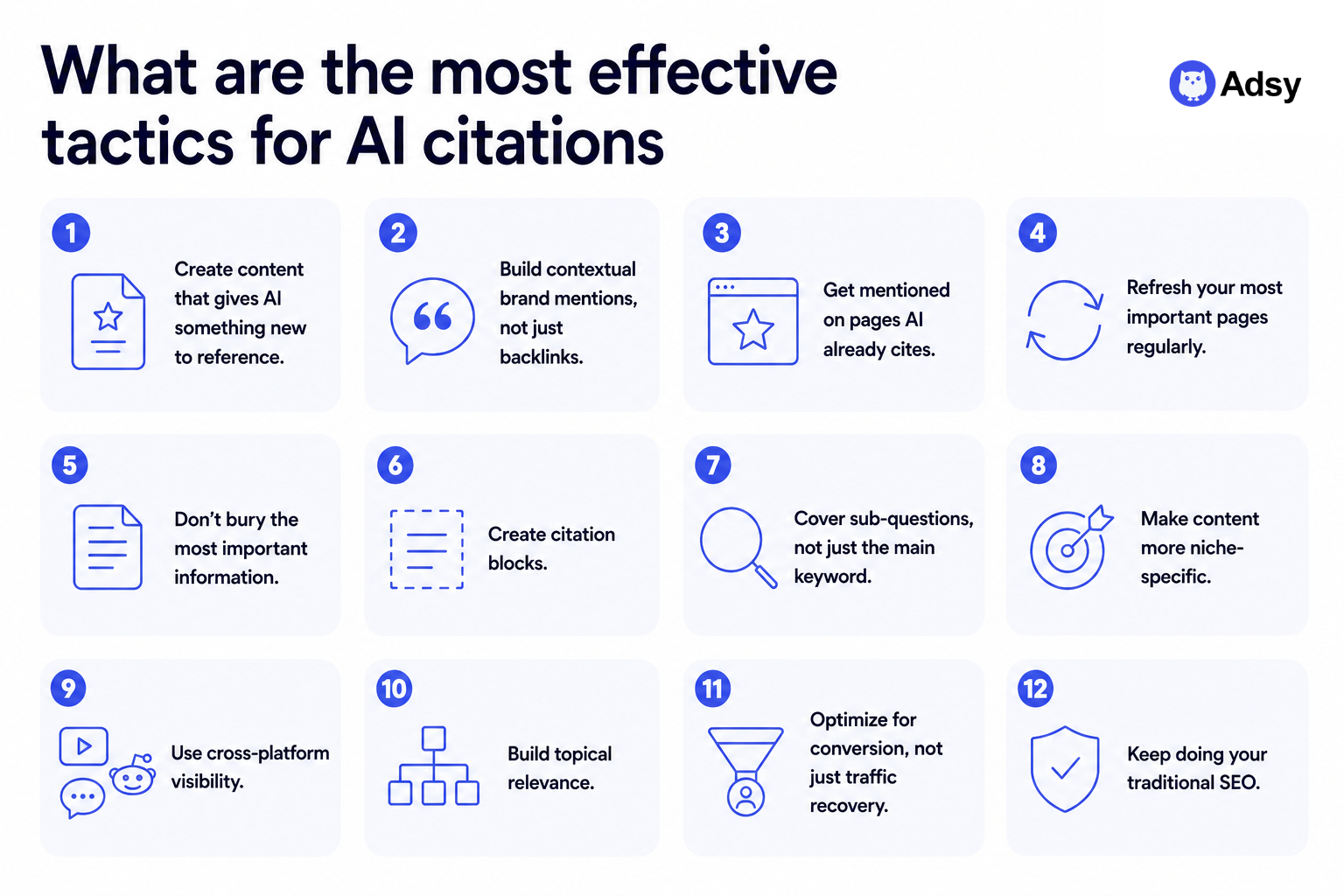 Generative engine optimization and AI citation best practices