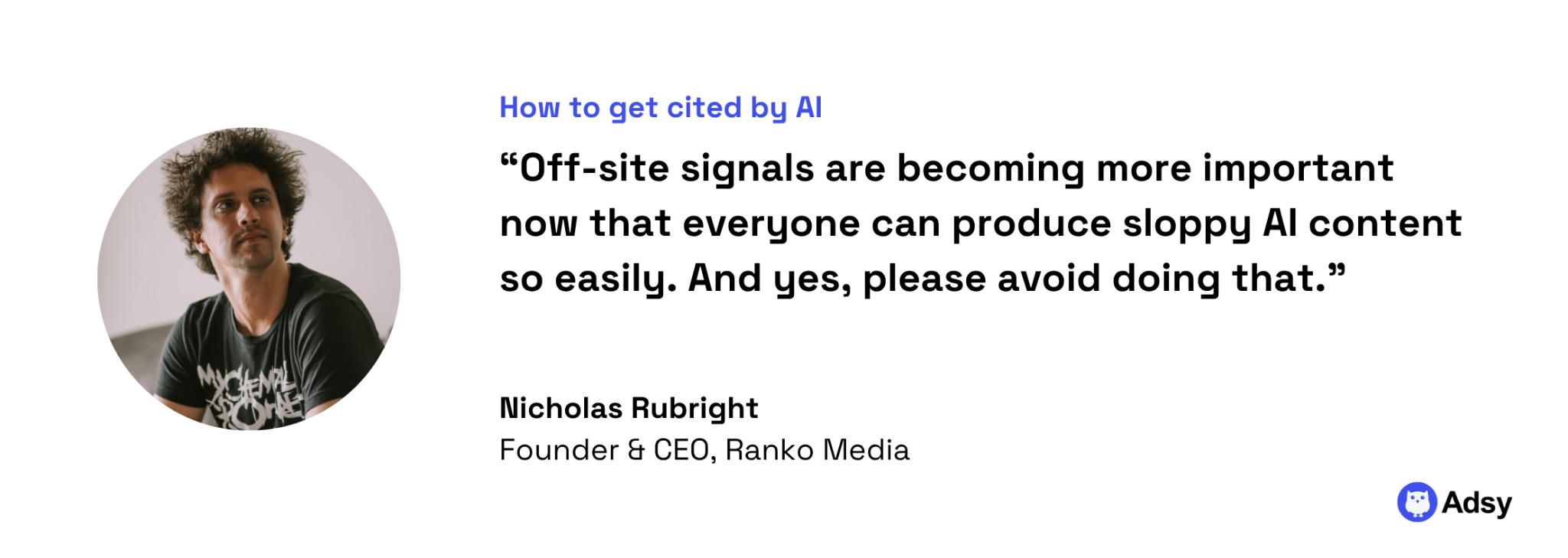 How to get cited by AI: Get contextual brand mentions & avoid sloppy AI-generated content 