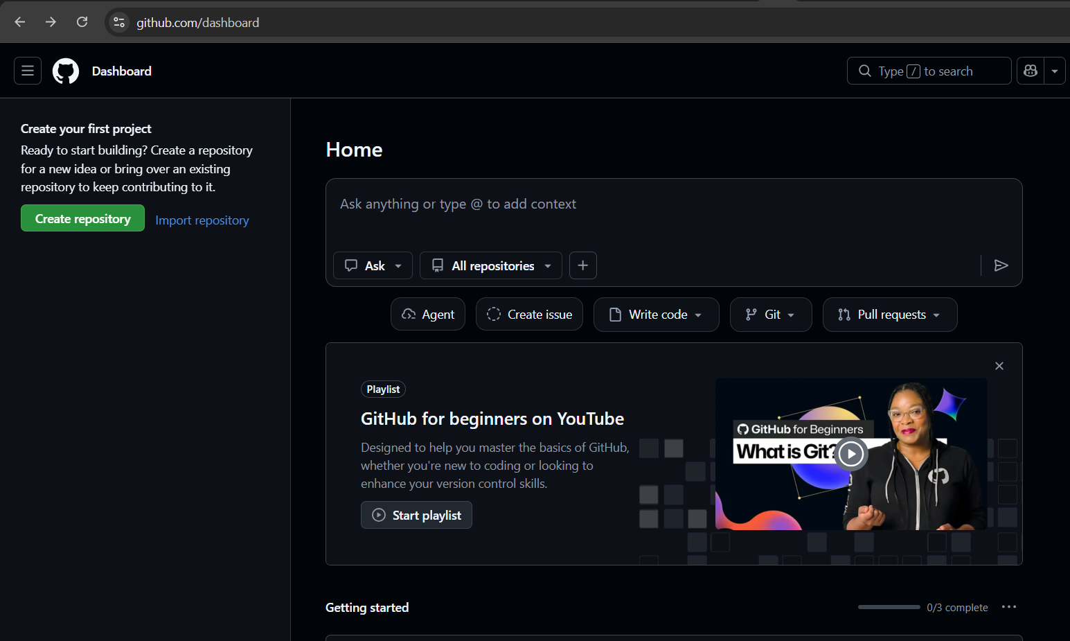 Creating a repository on Github to start harnessing free backlinks