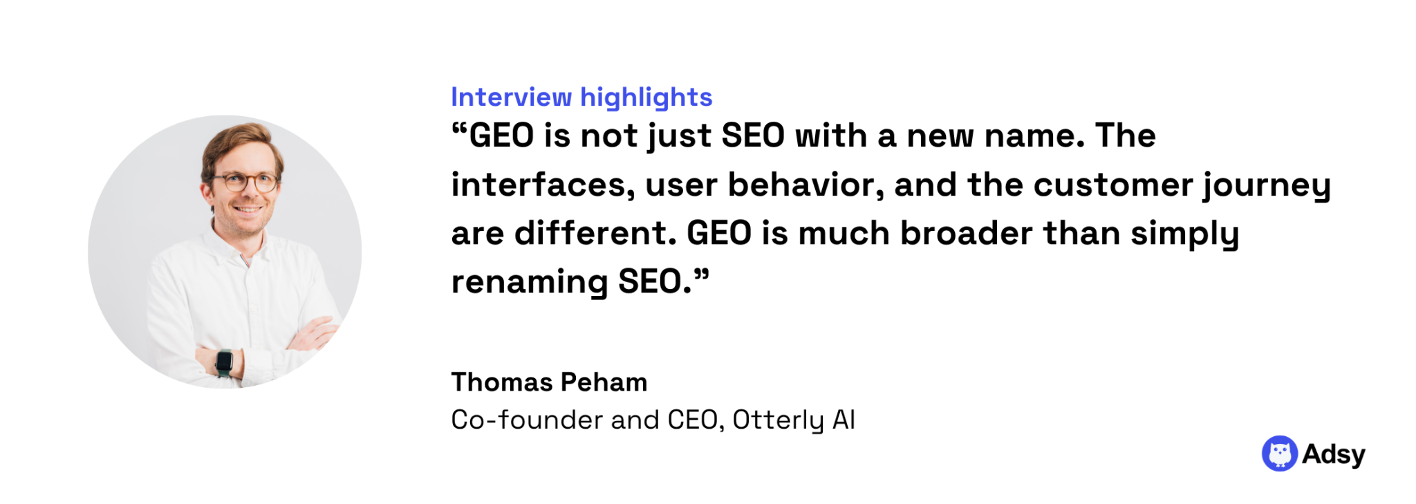 GEO vs. SEO customer journey quote
