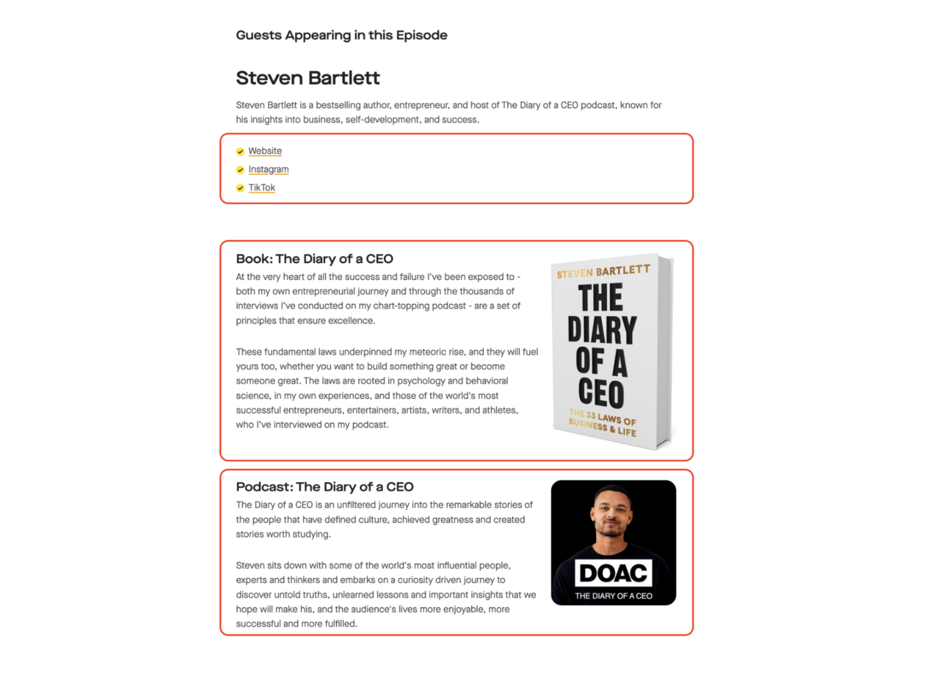 podcast page 