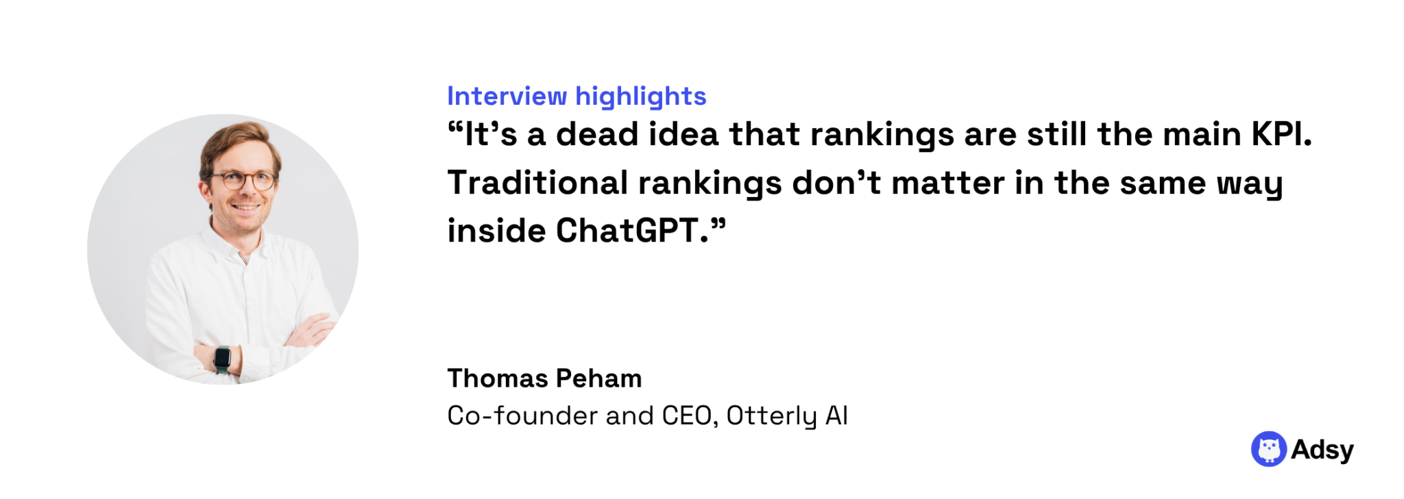 Rankings KPI ChatGPT quote