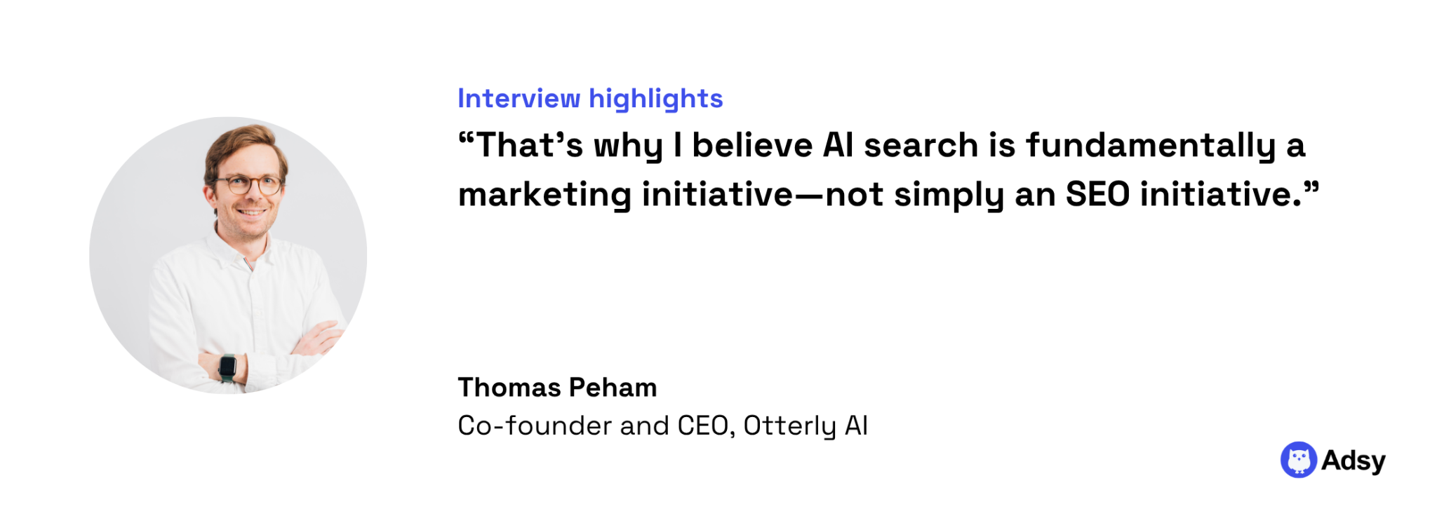 AI search SEO marketing quote