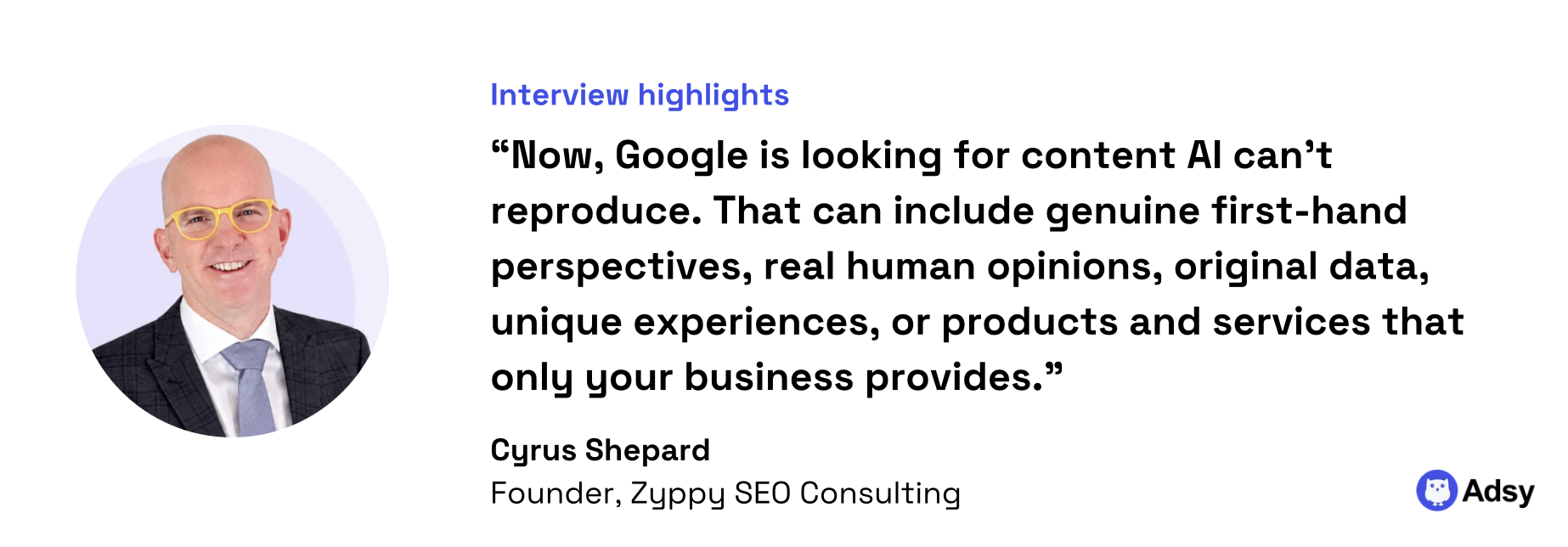 Cyrus Shepard quote: content