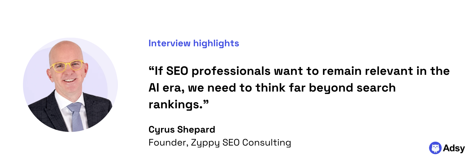 Cyrus Shepard quote: SEO extension
