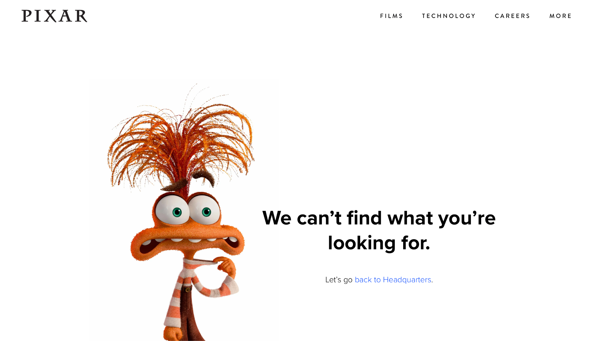  Pixar 404