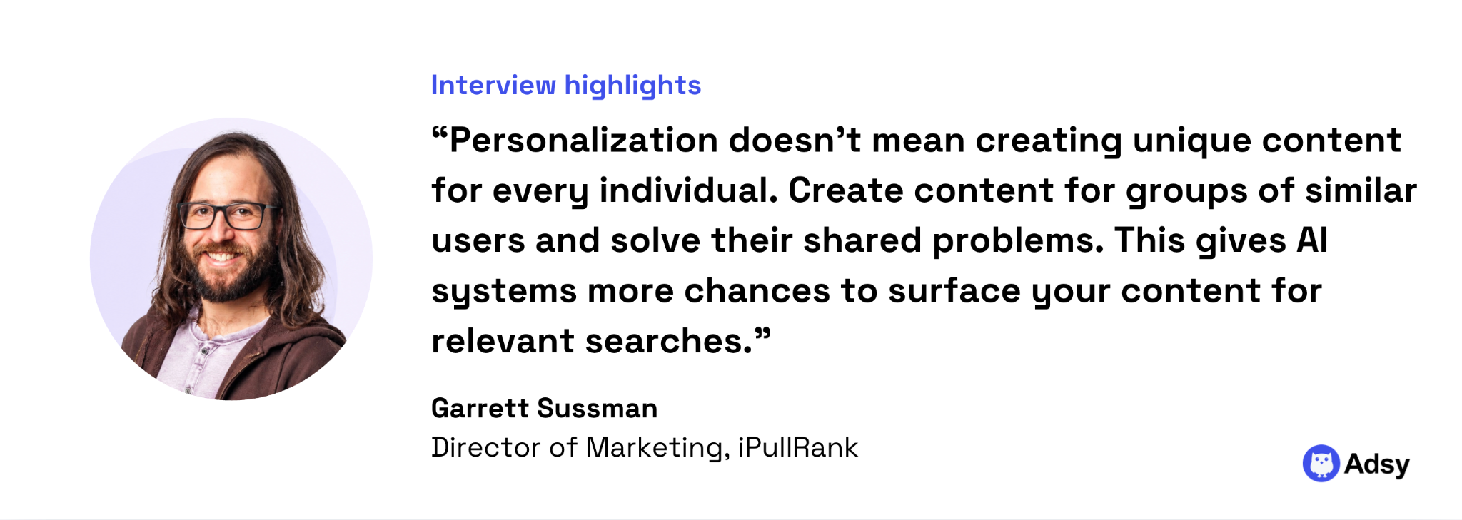 How to win in personalized AI search?