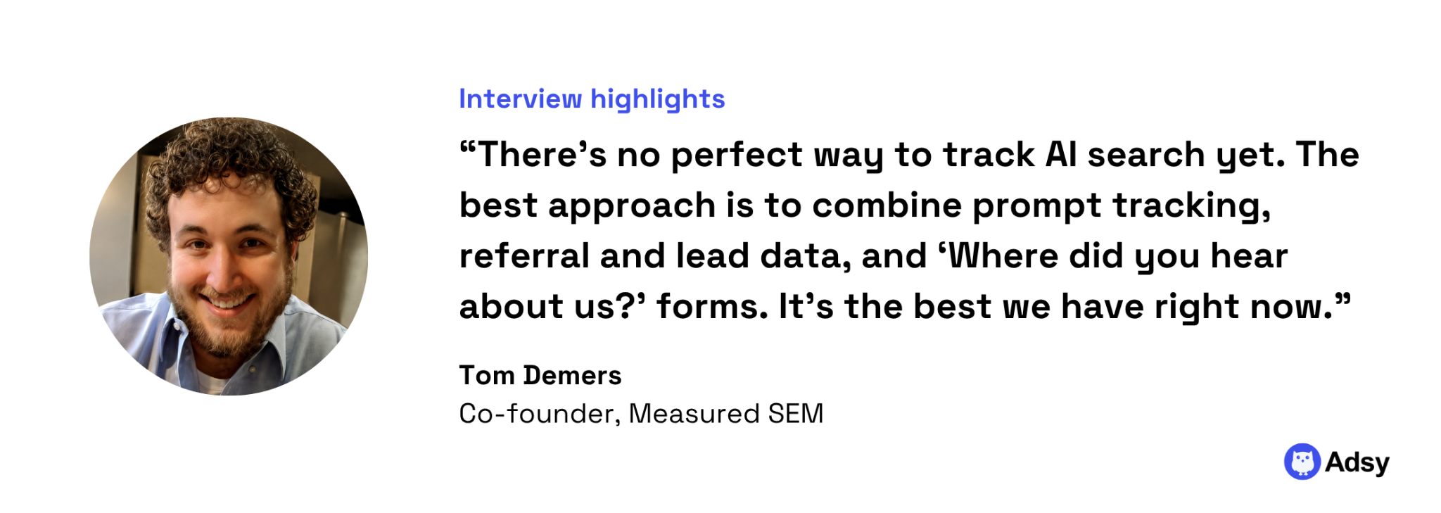 SEO expert interview: AI visibility tracking issues