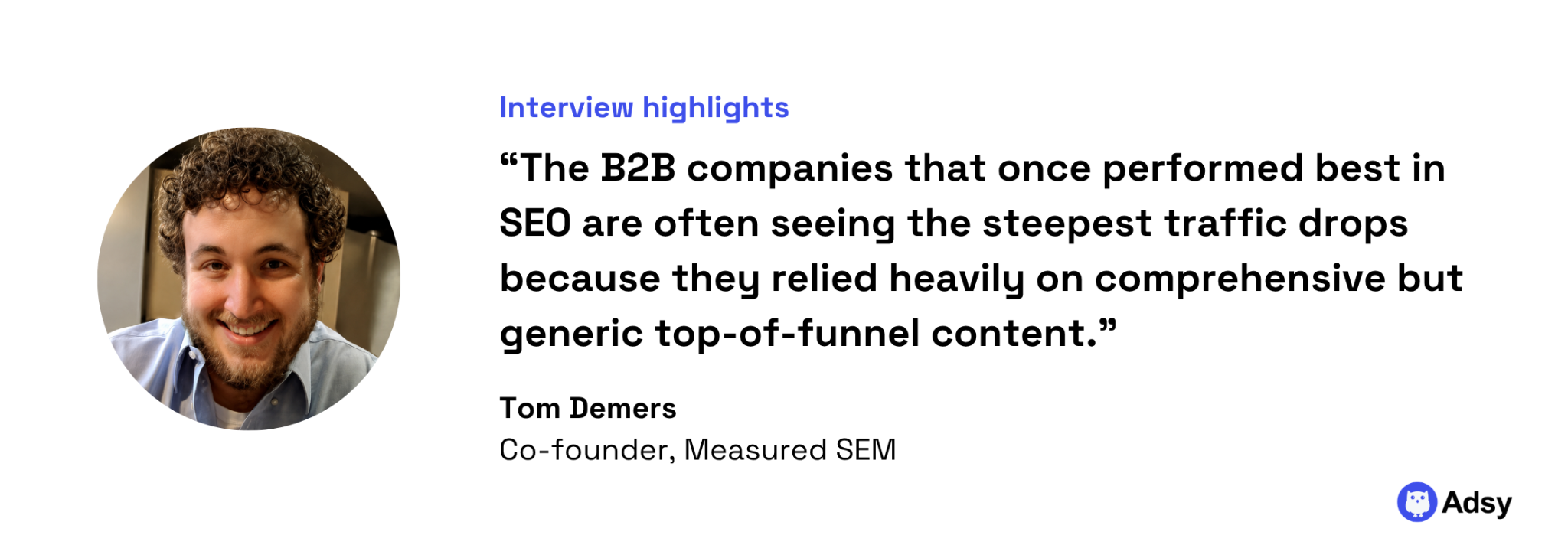 SEO expert interview: traffic is dropping