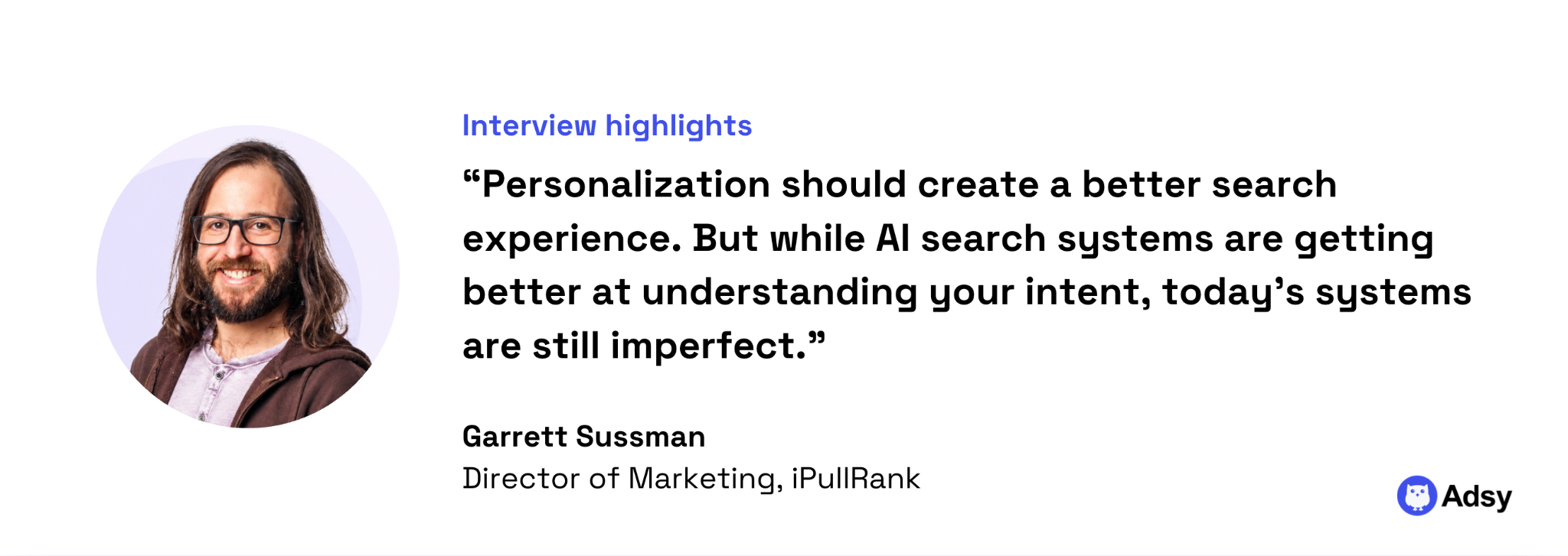 Personalization in AI search