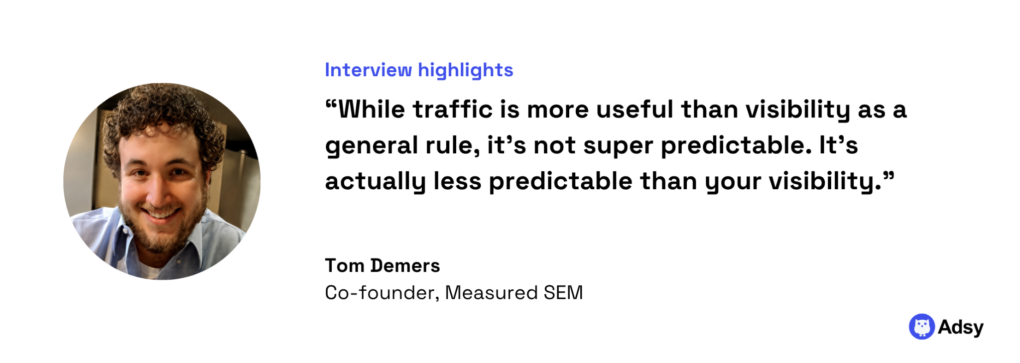 SEO expert interview: AI visibility 