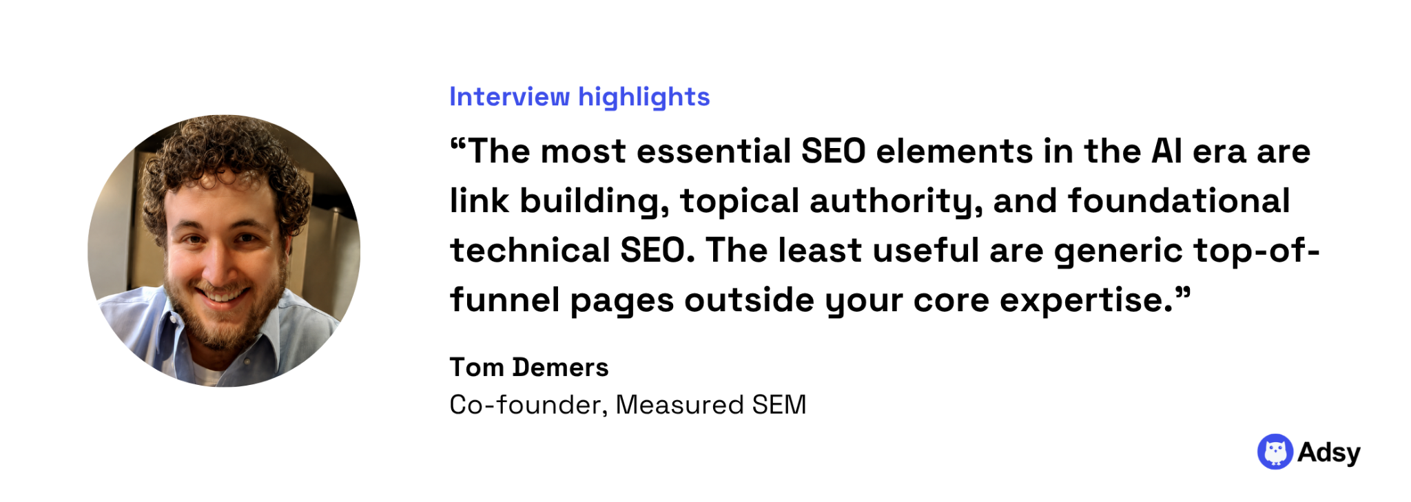 AI SEO expert interview: essential SEO tactics these days