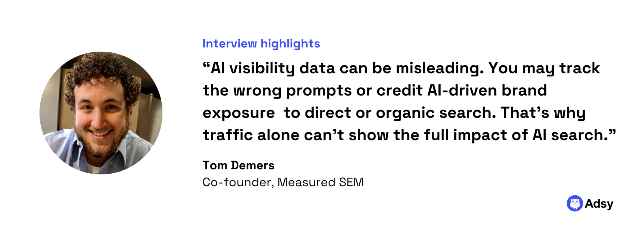 SEO expert interview: AI visibility tracking issues