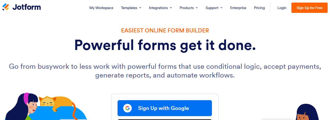 Jotform Publishing Unique Information Research Tool