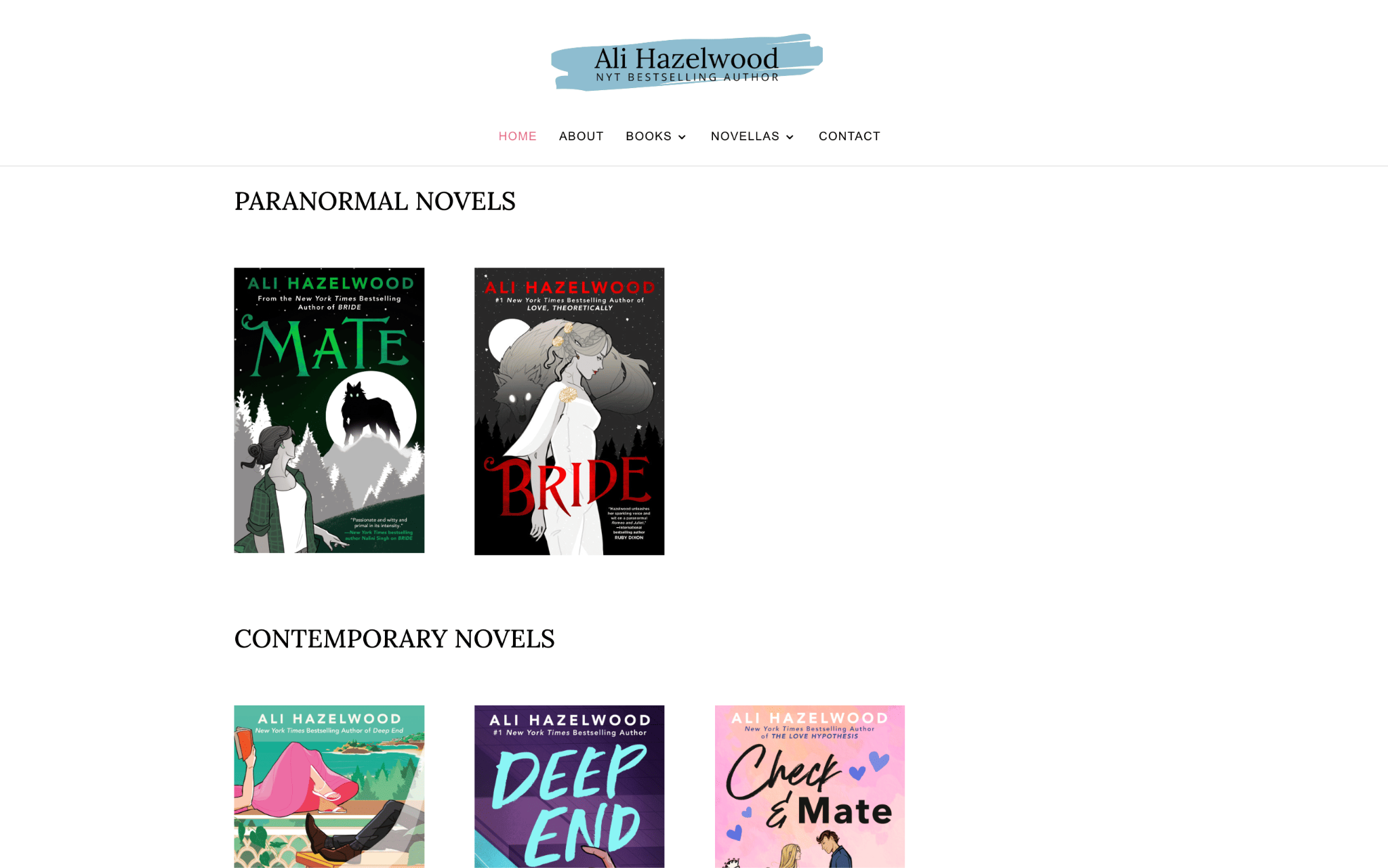 Ali Hazelwood's website